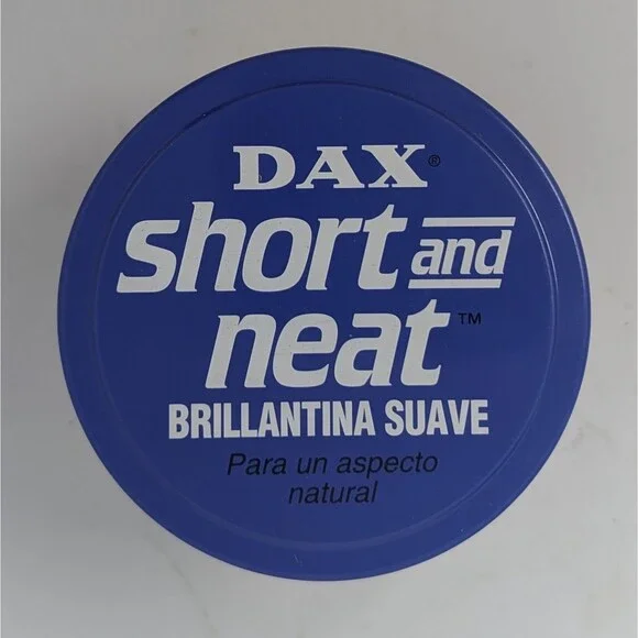 Lot Of 7 Dax Pomade Short and Neat Light Hair Dress 3.5 oz With Box VTG 1984 NOS Bath